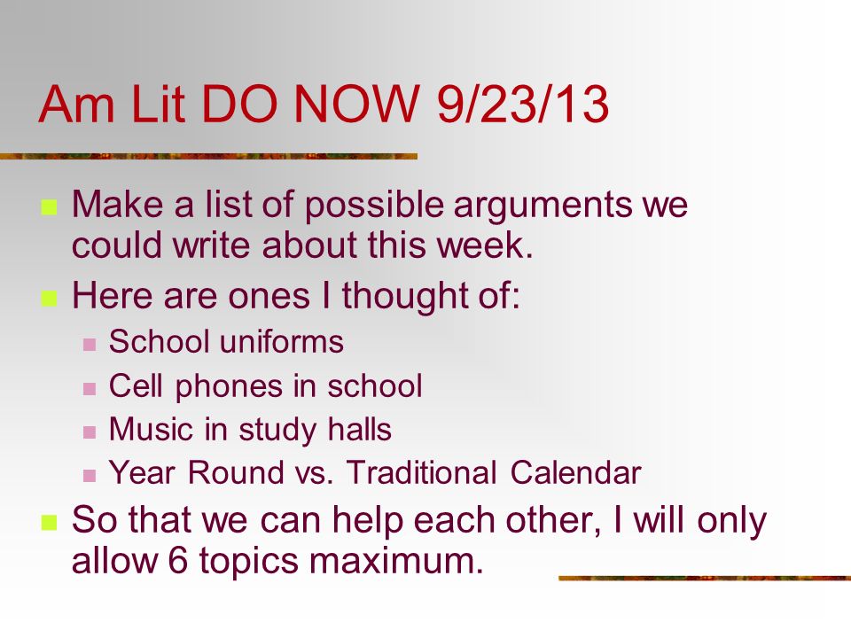 School Uniforms Argumentative Essay