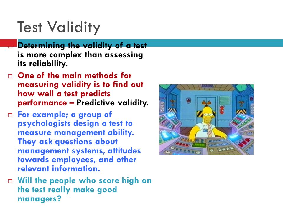 a description of the validity of assessment and reliability of assessment Ch 4 - validity, reliability, and assessment bias no description by sara floyd on 9 june 2014 tweet comments (0) please log in to add your comment report abuse. a description of the validity of assessment and reliability of assessment Ch 4 - validity, reliability, and assessment bias no description by sara floyd on 9 june 2014 tweet comments (0) please log in to add your comment report abuse.