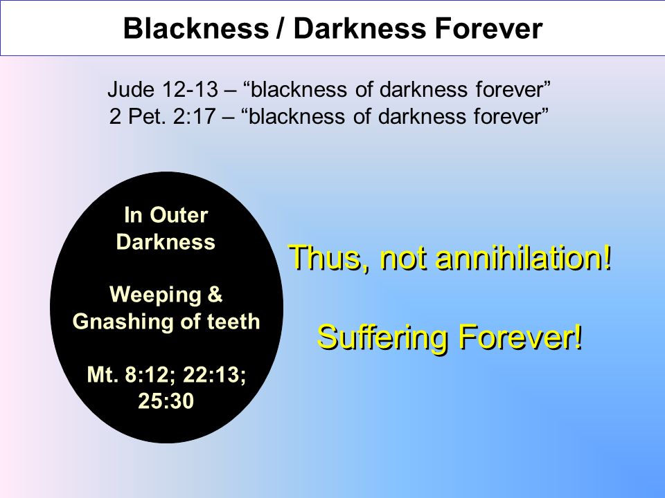 Blackness / Darkness Forever Jude – blackness of darkness forever 2 Pet.
