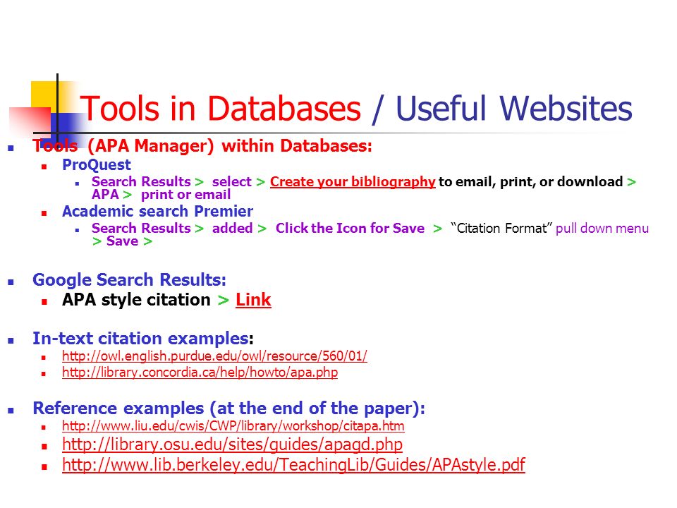 apa style tool apa style tool
