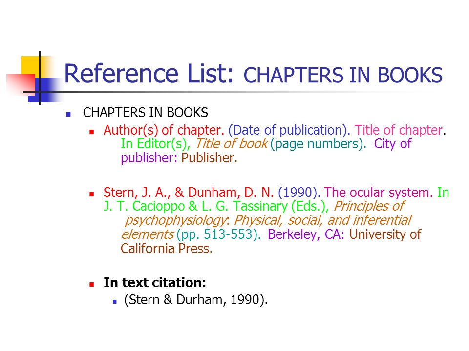 mla format citing a book