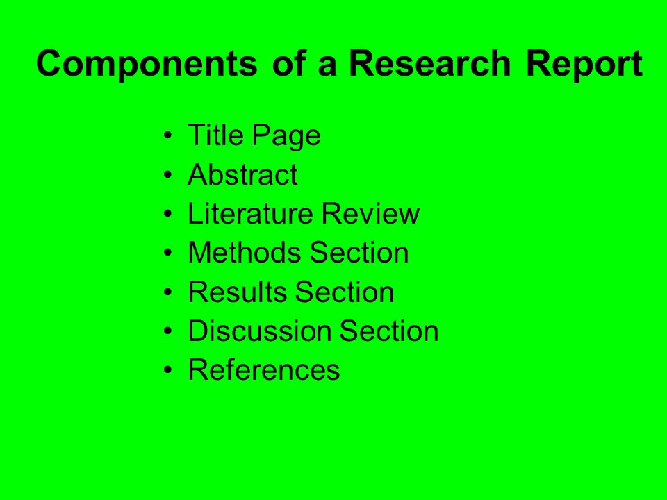 Apa research paper methods section