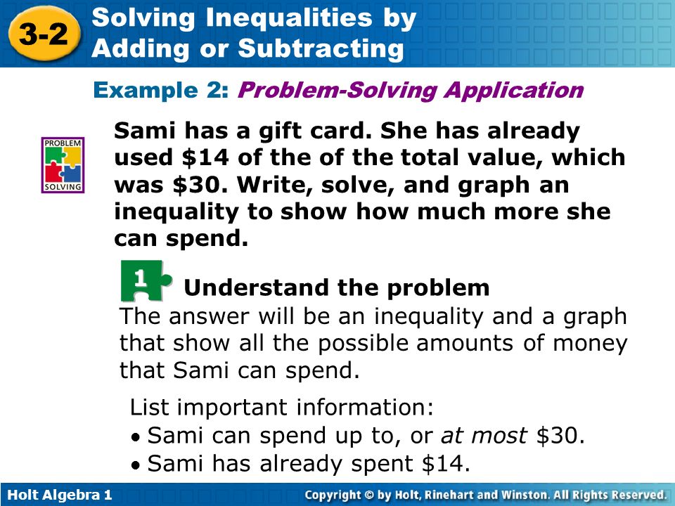 To Solve This Problem