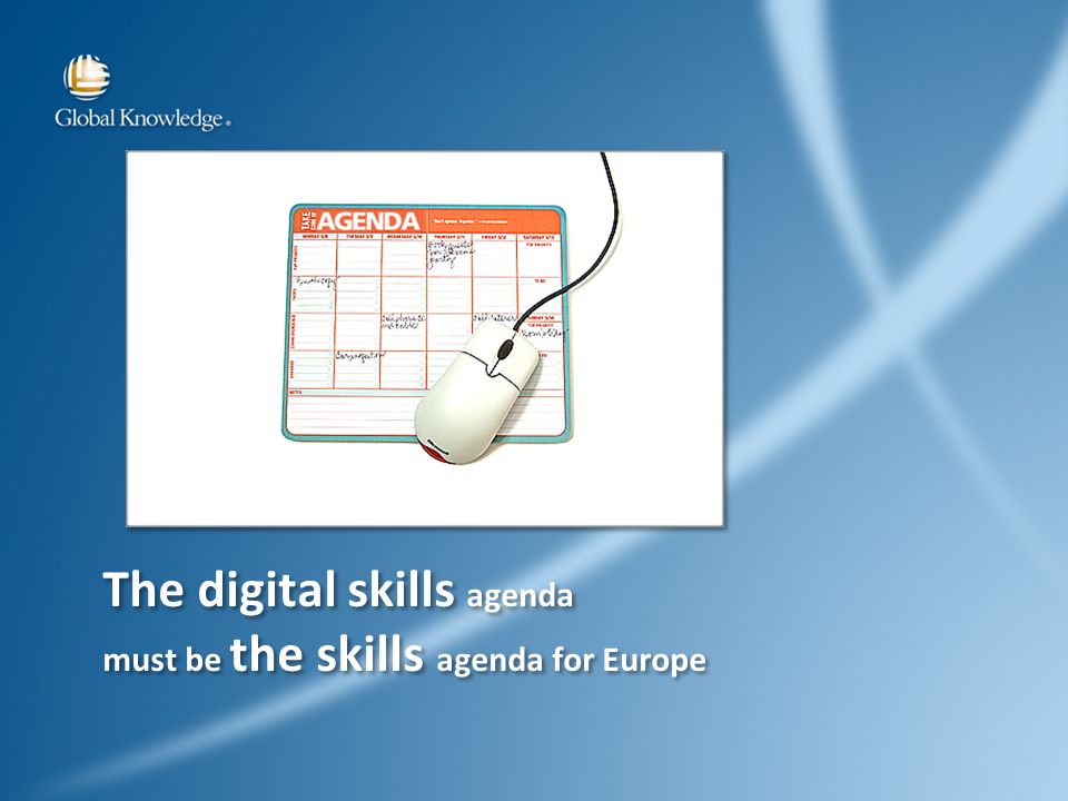 The digital skills agenda must be the skills agenda for Europe
