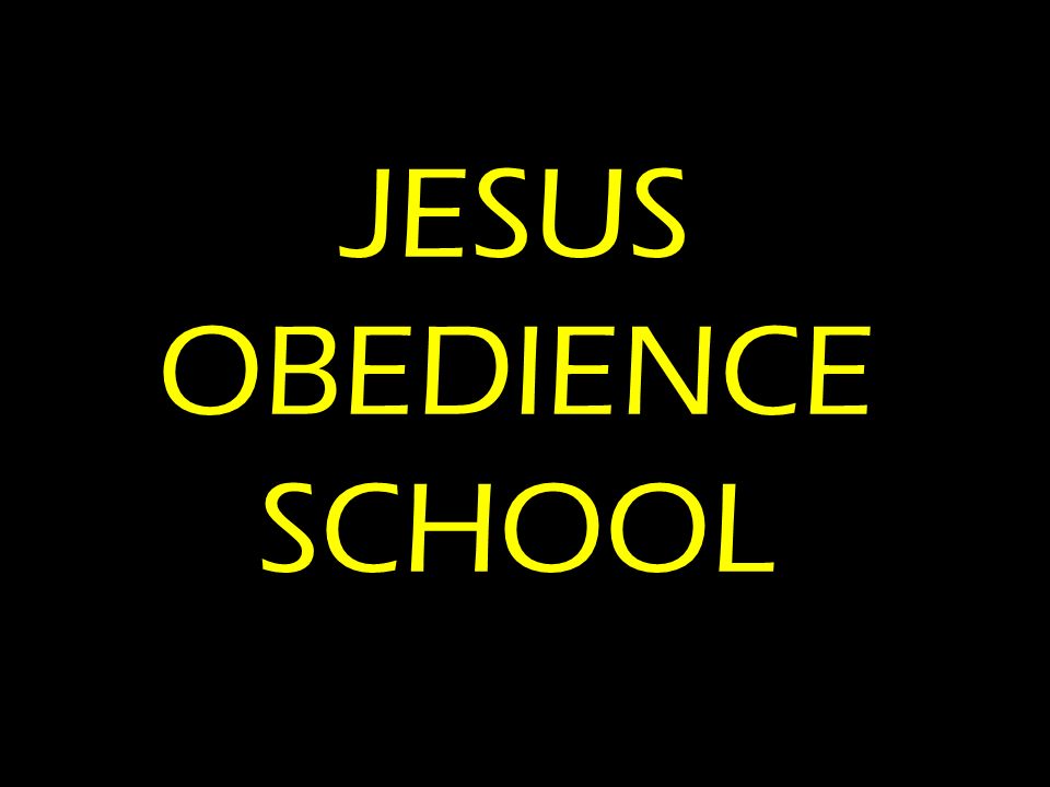 JESUS OBEDIENCE SCHOOL