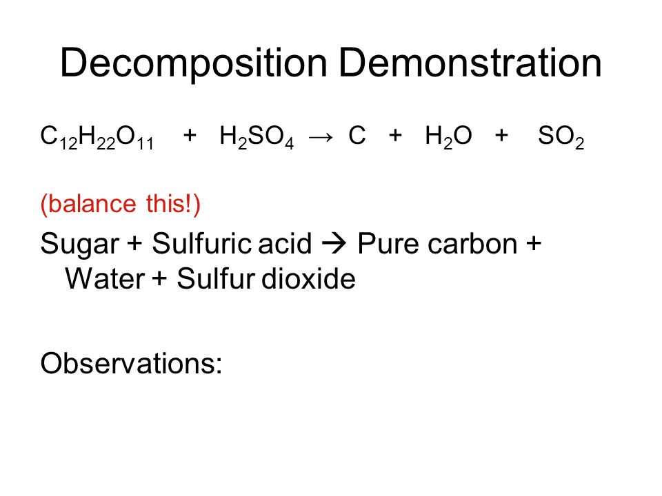 Equation For Sulfuric Acid Talkchannels Posters Signs Of A Chemical Reaction Vs Physical
