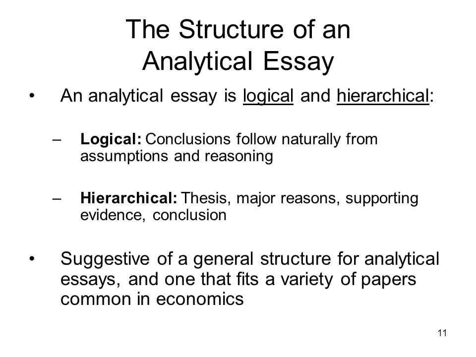 Analytical Essays