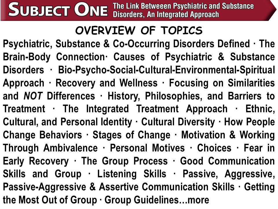 Printables Co-occurring Disorders Worksheets the link between psychiatric and substance disorders an overview of topics co occurring defined brain