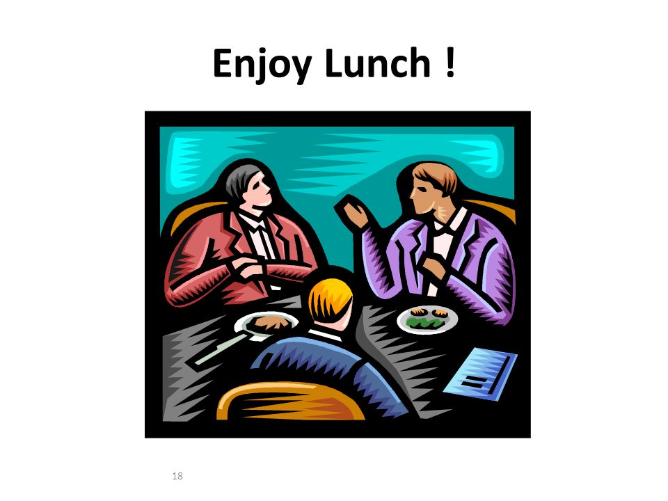 Enjoy Lunch ! 18