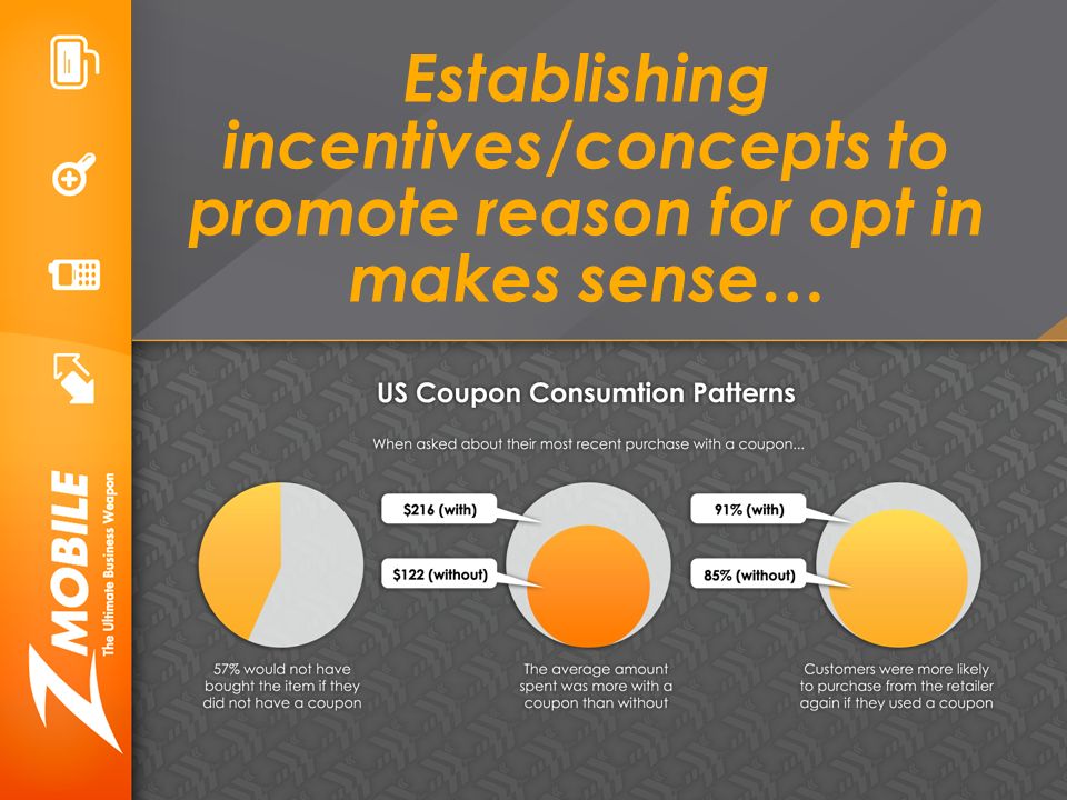 Establishing incentives/concepts to promote reason for opt in makes sense…