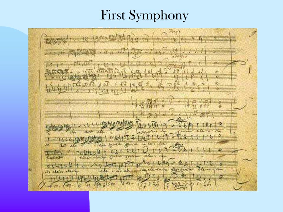 First Symphony 1764