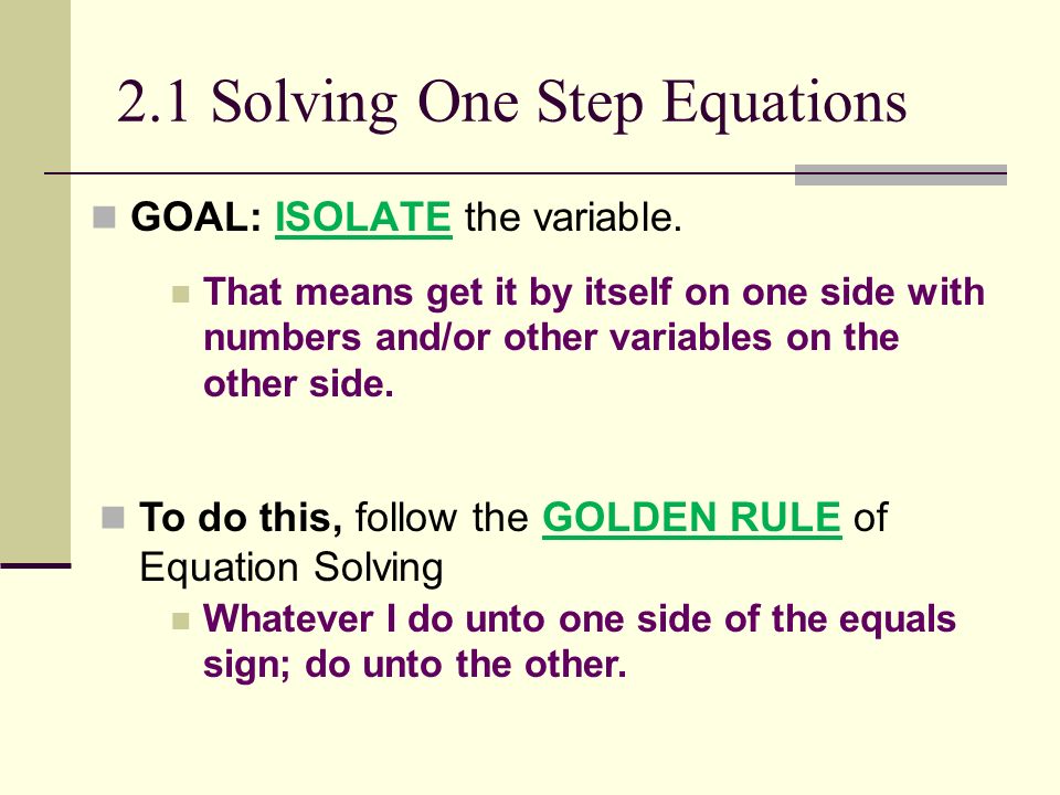 Solve One Step Equations Talkchannels Math 6th Weekly Updates Powered By Oncourse Systems For Education