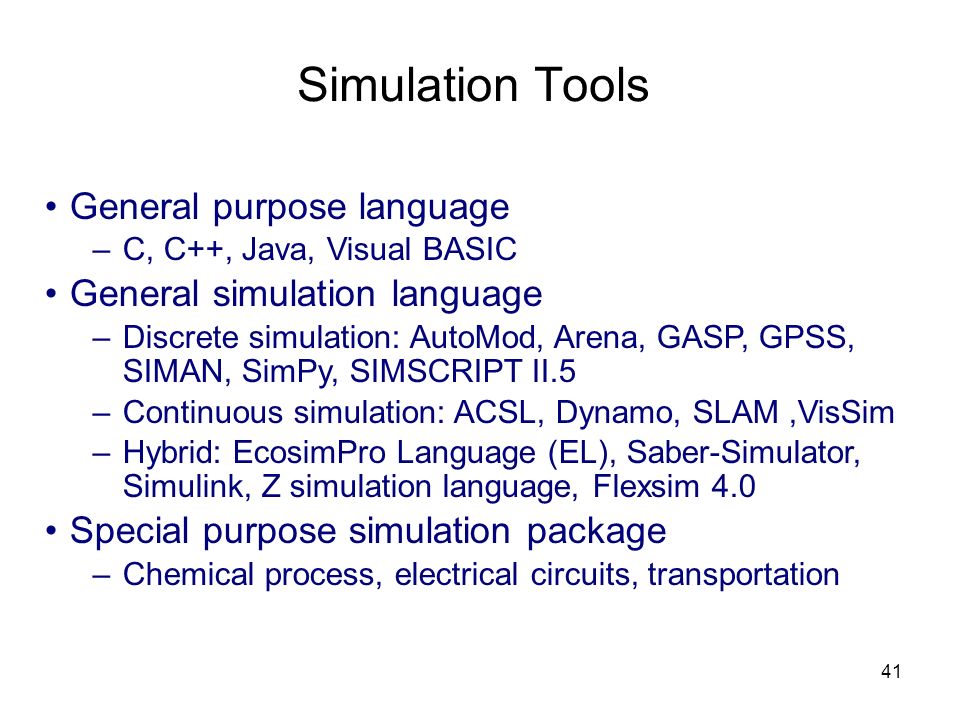 General Purpose Simulation System Gpss