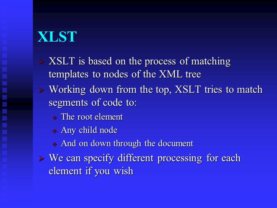 Example: XML Document: XML Document: Hello, World.