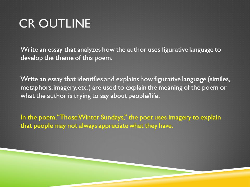 Chronological Essay Those Winter Sundays Essay Cr Outline In The Poem Those Winter Sundays The Poet Uses Imagery Essay On My Grandmother also Essay On Diabetes Those Winter Sundays Essay Those Winter Sundays Gcse English Marked Essay Writing For Scholarships