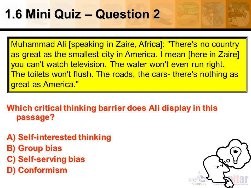 Critical Thinking In Daily Life