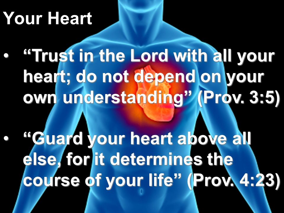 Dont let your hearts be troubled. Trust in God, and trust also in me (John 14:1 NLT )