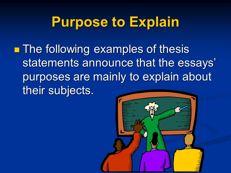 explain the purpose and importance of a thesis statement explain the purpose and importance of a thesis statement