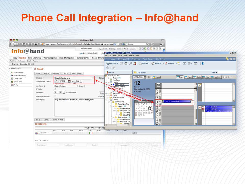 Phone Call Integration –