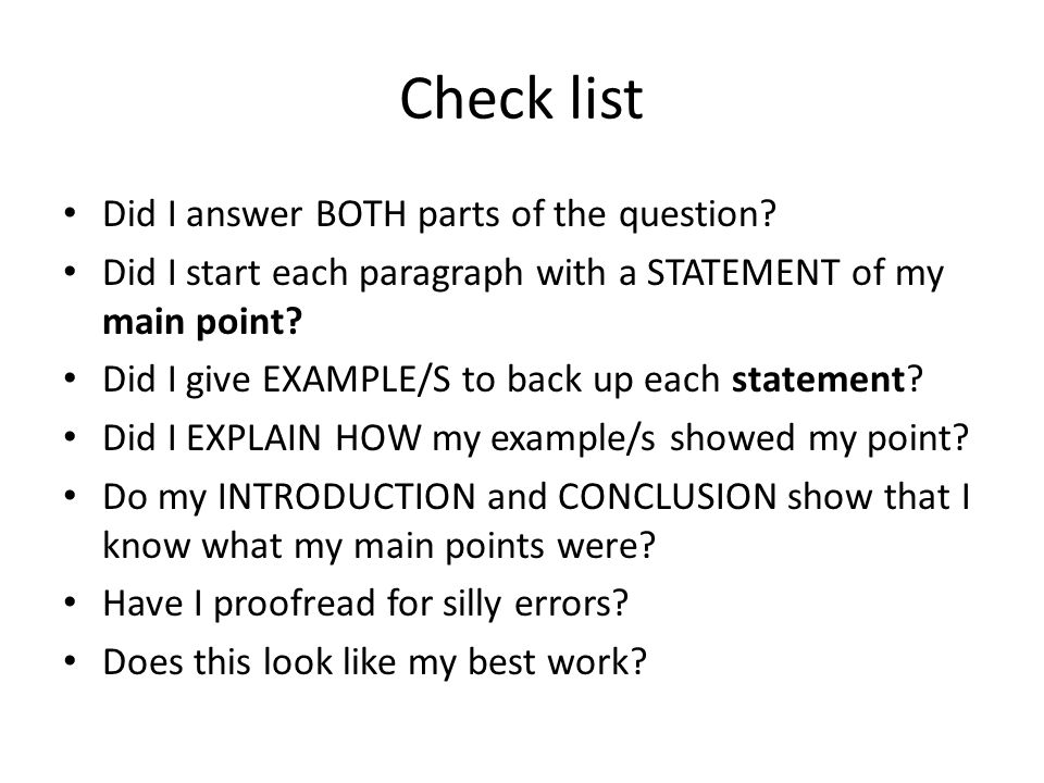 Starting An Essay With A Question
