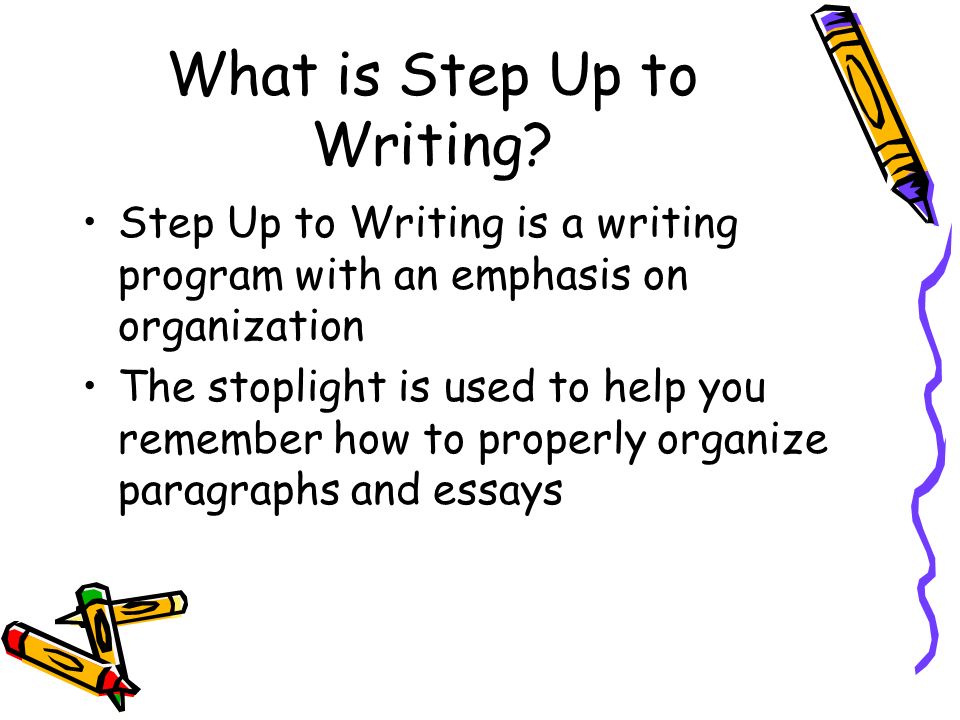 step up to writing step up to writing