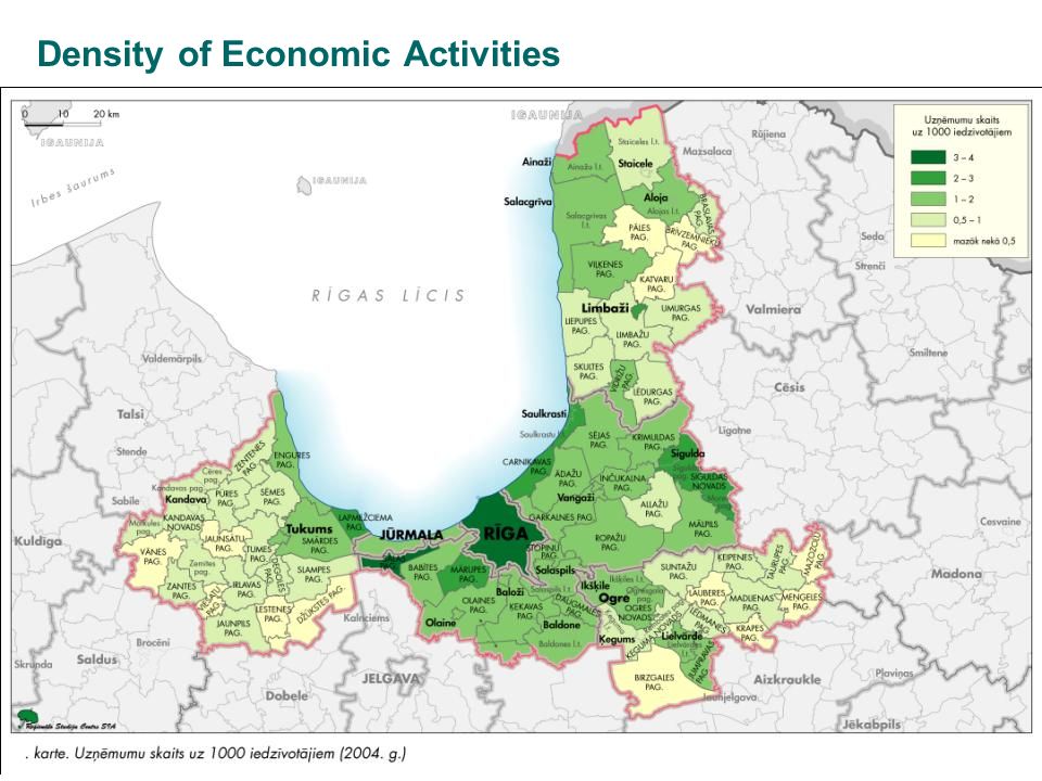 Density of Economic Activities