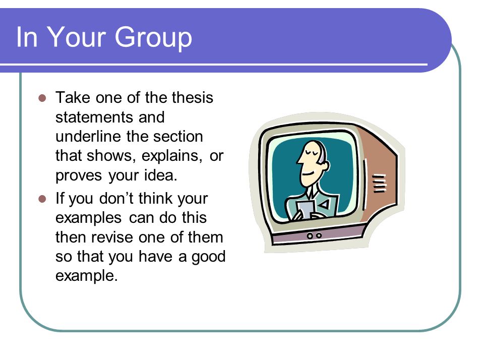 Thesis Statement Powerpoint