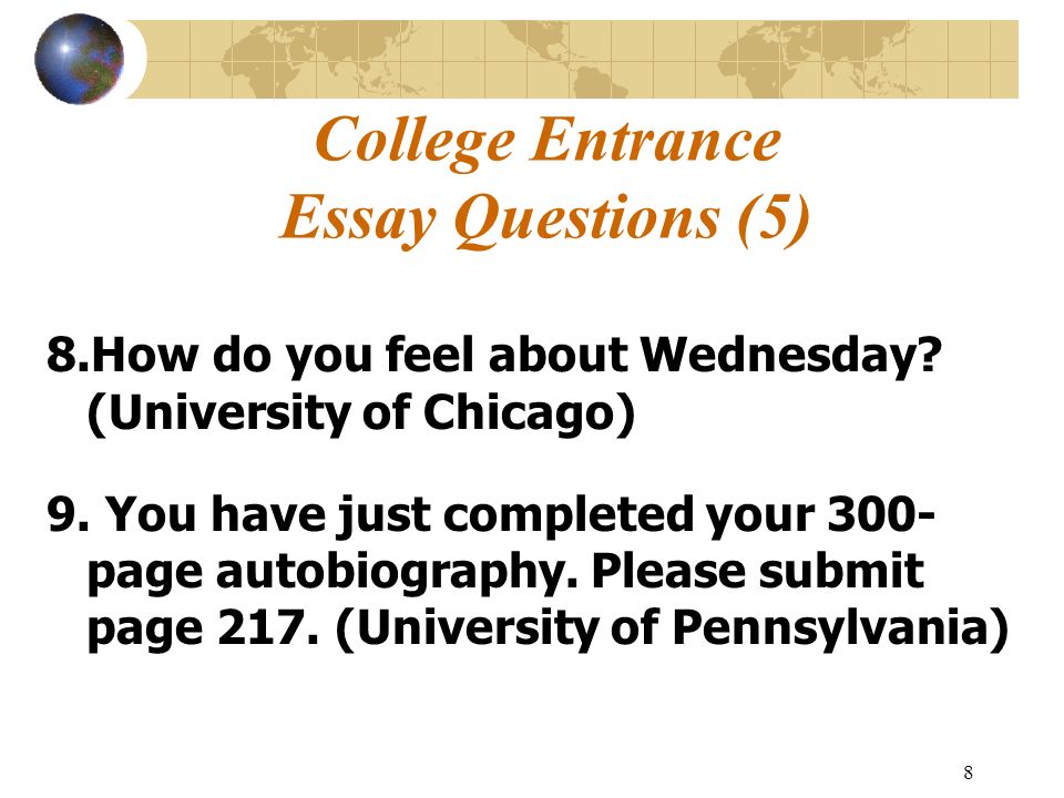 college entrance essay question college entrance essay question