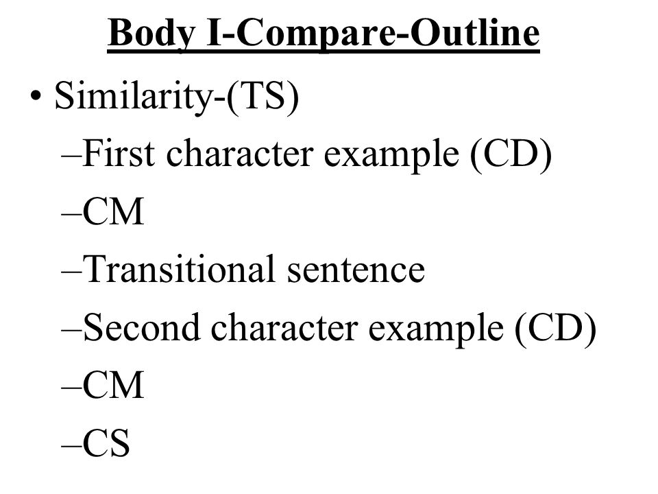 compare and contrast essay outline ppt compare and contrast essay outline ppt