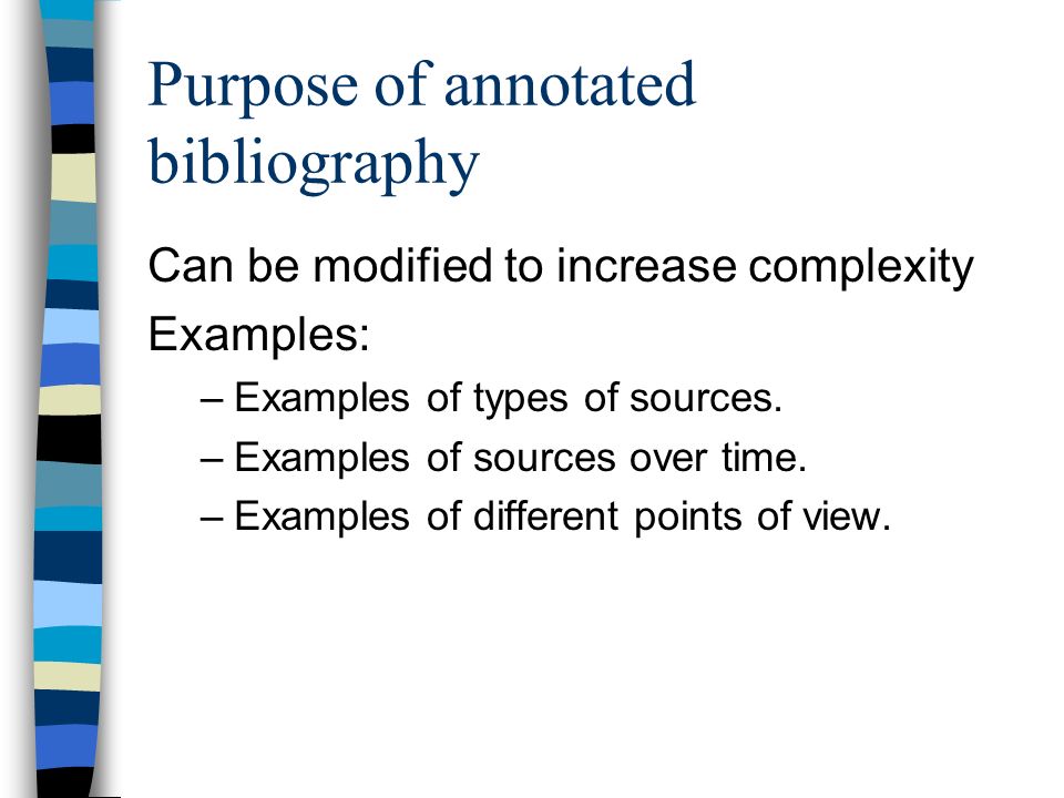 Annotated bibliographies apa style