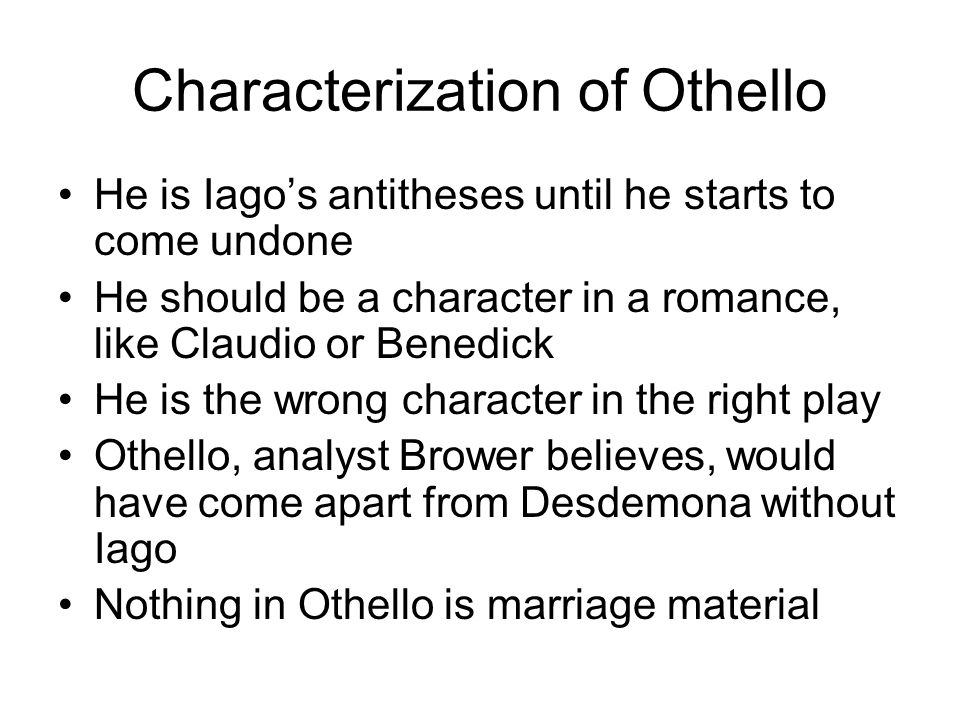 Othello Essay Questions