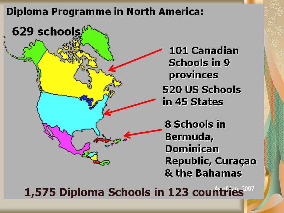 1,575 Diploma Schools in 123 countries