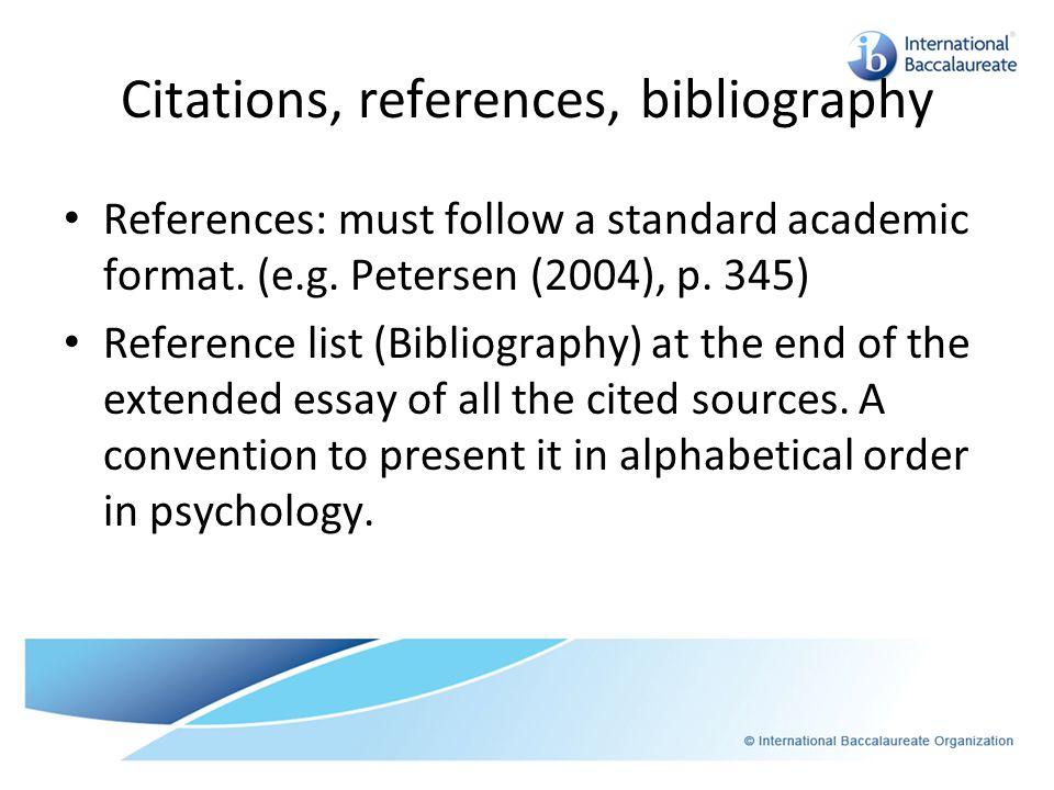 What Is A Bibliography At The End Of An Essay