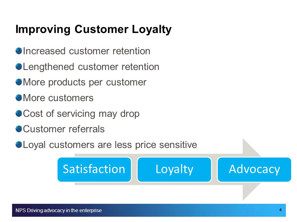 Improving customer loyalty
