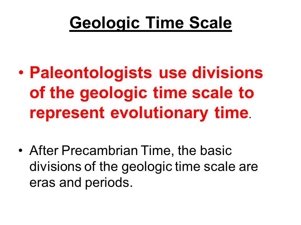 Geologic dating issues