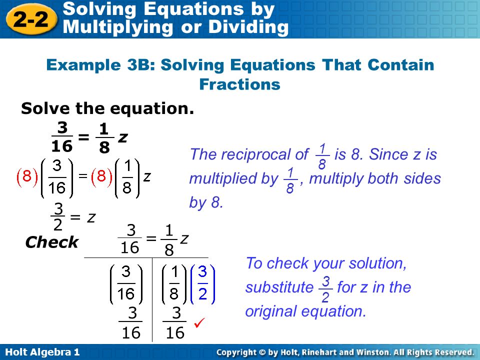 Solving Fraction Equations By Multiplying Talkchannels Solving Fraction Equations Multiplication And Division Ppt One