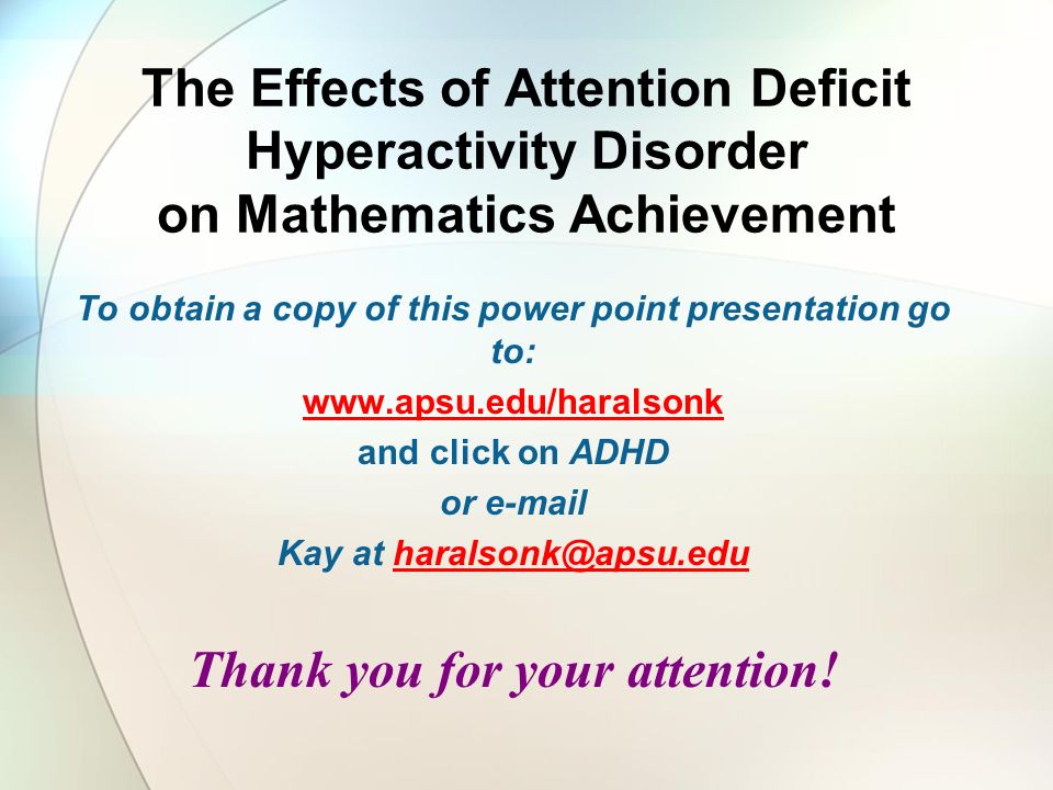 an introduction to the attention deficit hyperactive disorder or adhd an introduction to the attention deficit hyperactive disorder or adhd