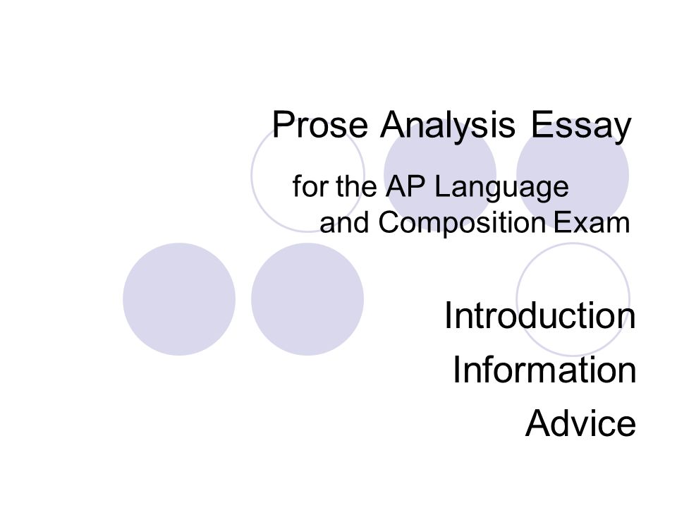 Analysis Essay Ap English