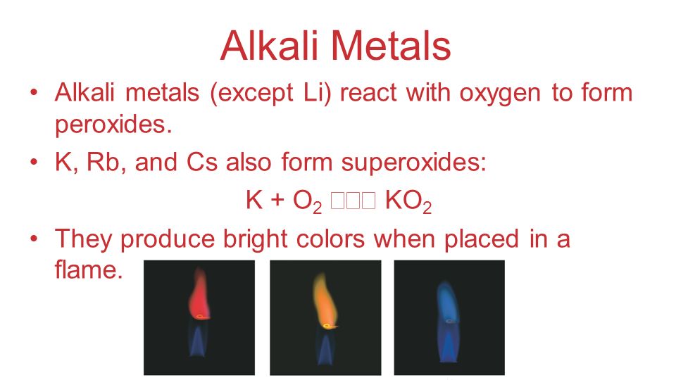 does lithium react with oxygen drugs that interact with when metals react with oxygen they form