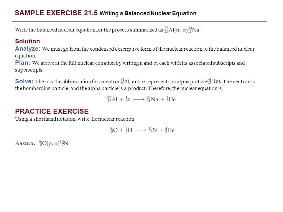 Writing Nuclear Reactions Nuclear Chemistry Worksheet 2