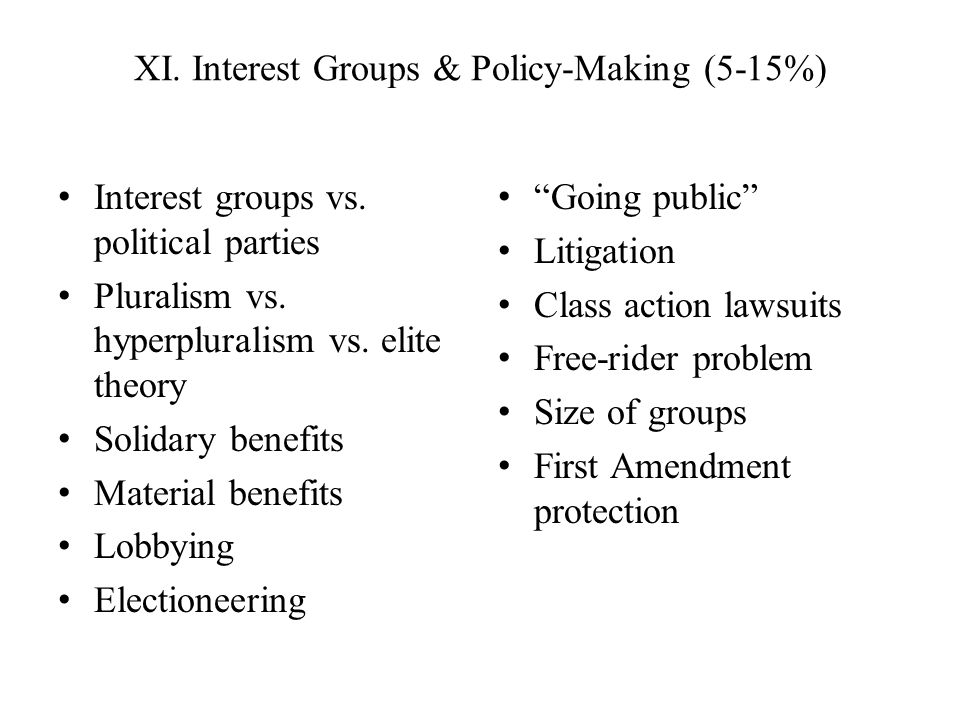 interest group report interest group report