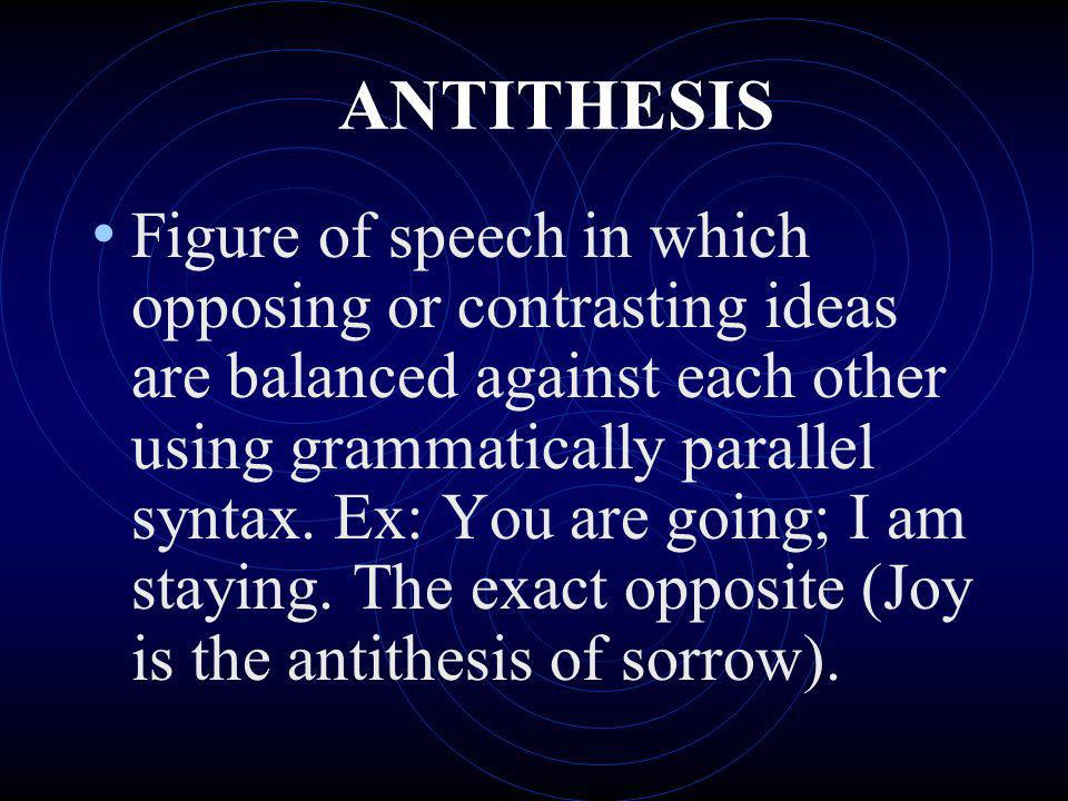 Antithesis - Definition and Examples of the Figure of Speech
