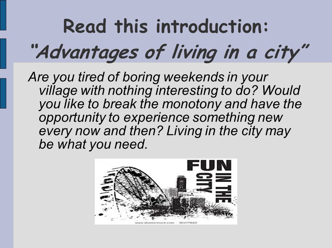 life in the city essay Is it better to live in a city or not you have already made a list of points both for and against living in a city: for in the case of your essay on city life. life in the city essay Is it better to live in a city or not you have already made a list of points both for and against living in a city: for in the case of your essay on city life.