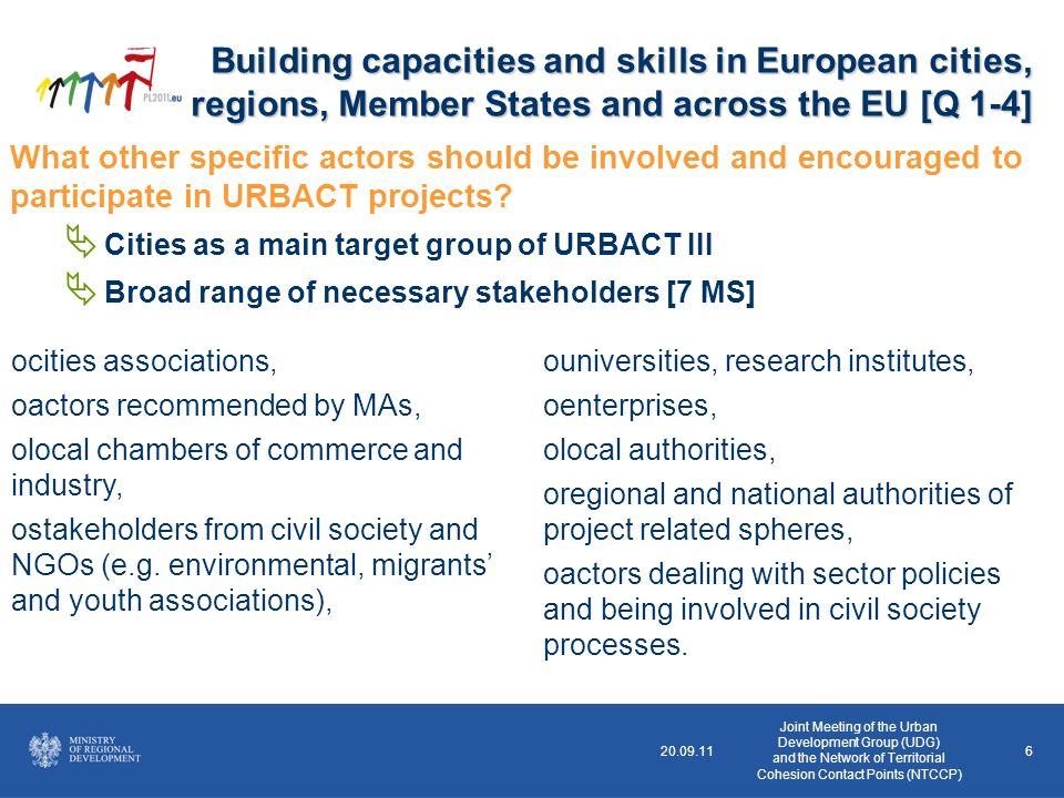What other specific actors should be involved and encouraged to participate in URBACT projects.