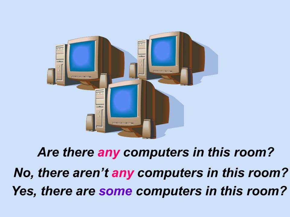 Are there any computers in this room. No, there arent any computers in this room.