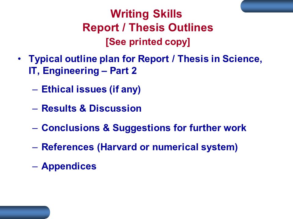 Writing A Scientific Dissertation