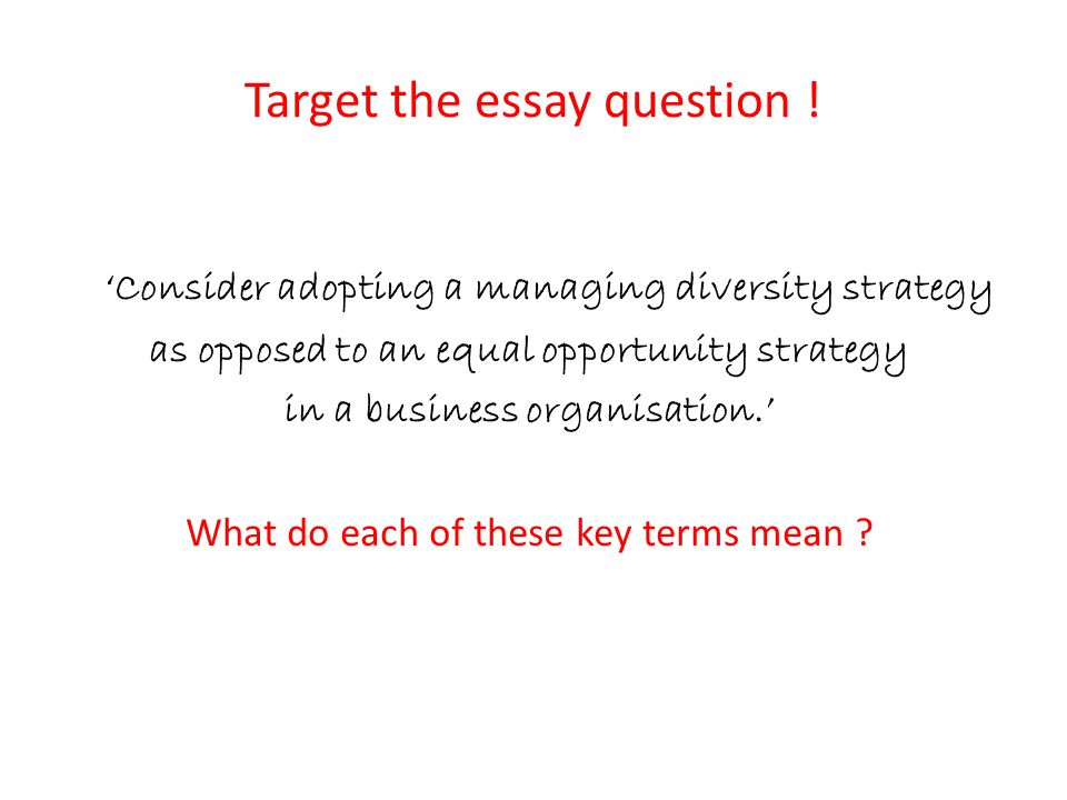 Strategy Essay