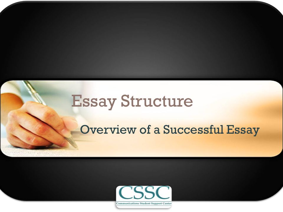 Essay Structure Overview of a Successful Essay