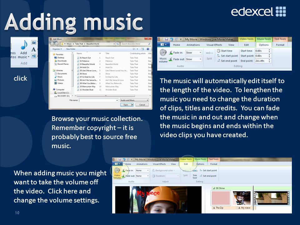 10 click Browse your music collection.