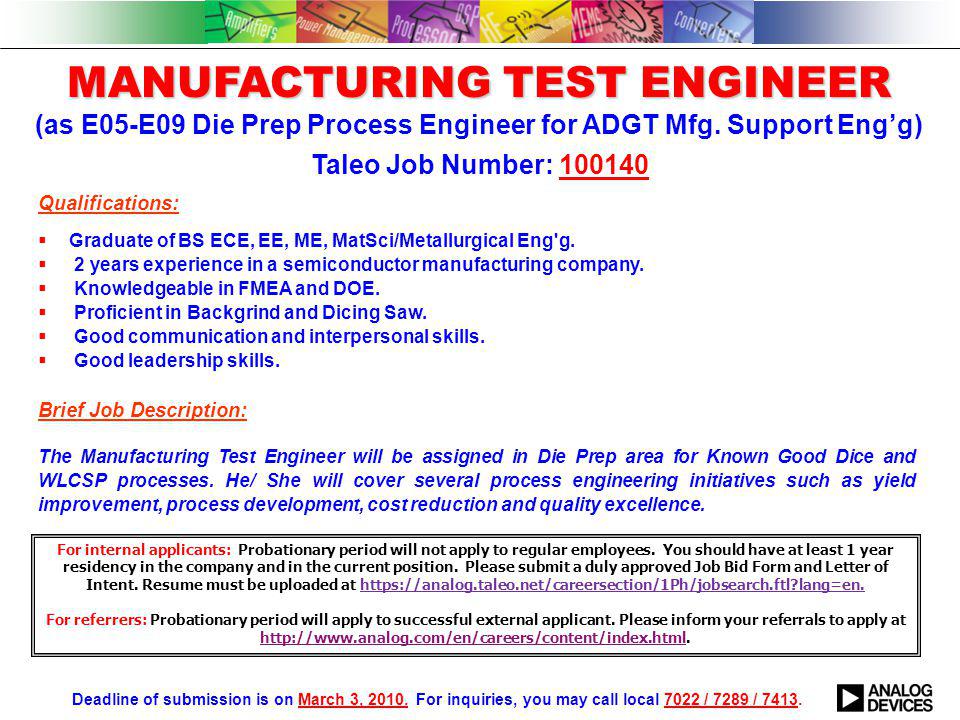 qualifications graduate of bs ece ee me matscimetallurgical eng